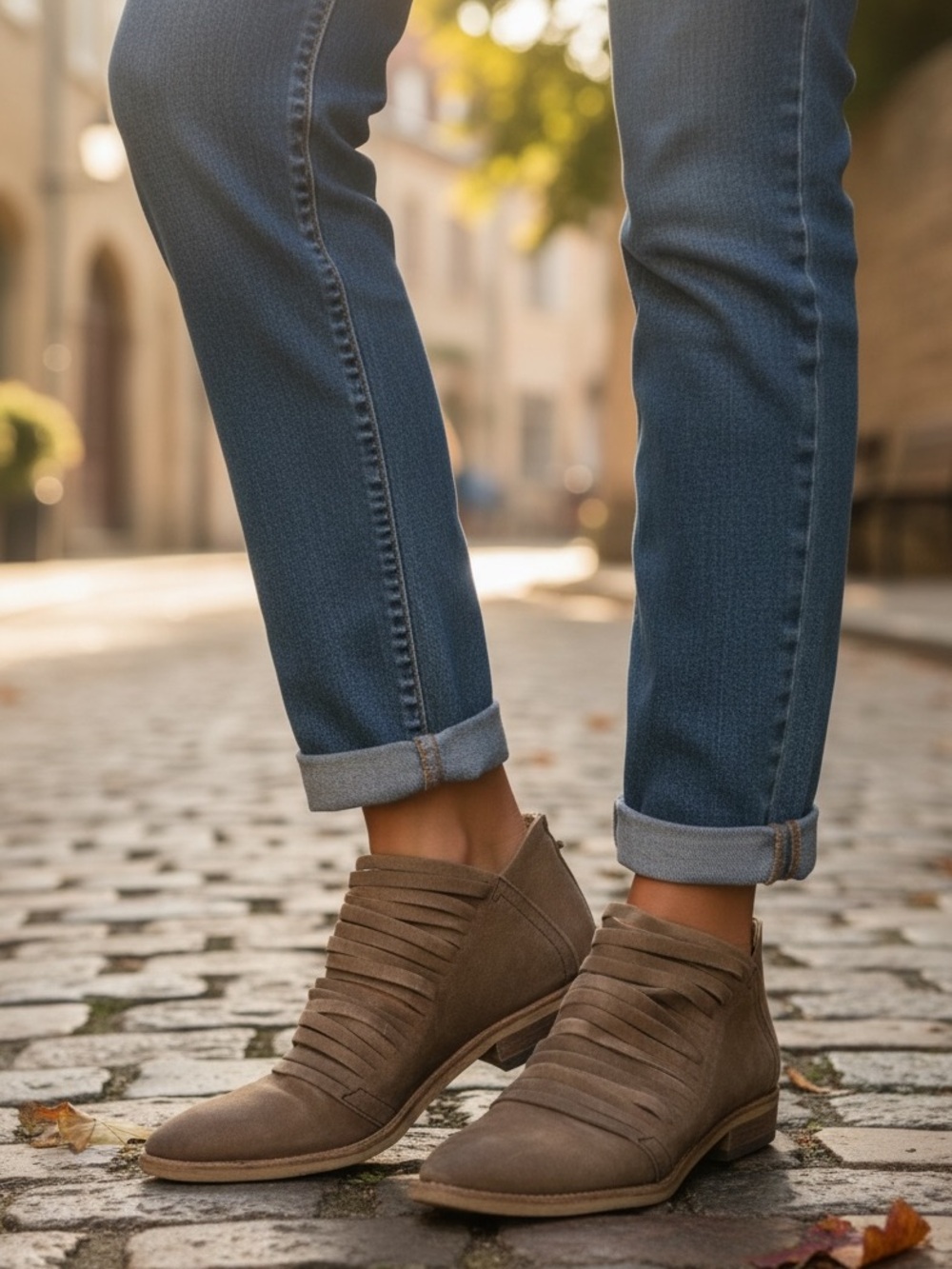 Free People Lost Valley Brown Booties